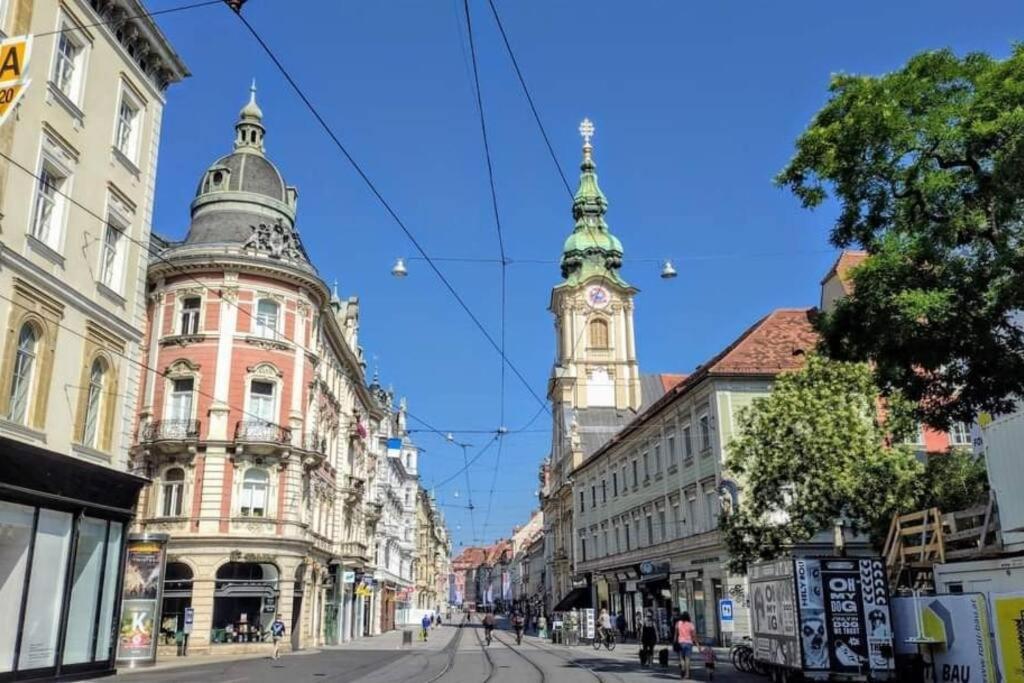 Annenstrasse Graz Central Apartment'6Beds'Freeparking Eksteriør billede